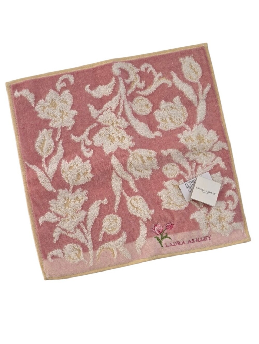 Laura Ashley Japan Floral Mini Towels Washcloths Set of 3 New With Tags - Picture 7 of 12
